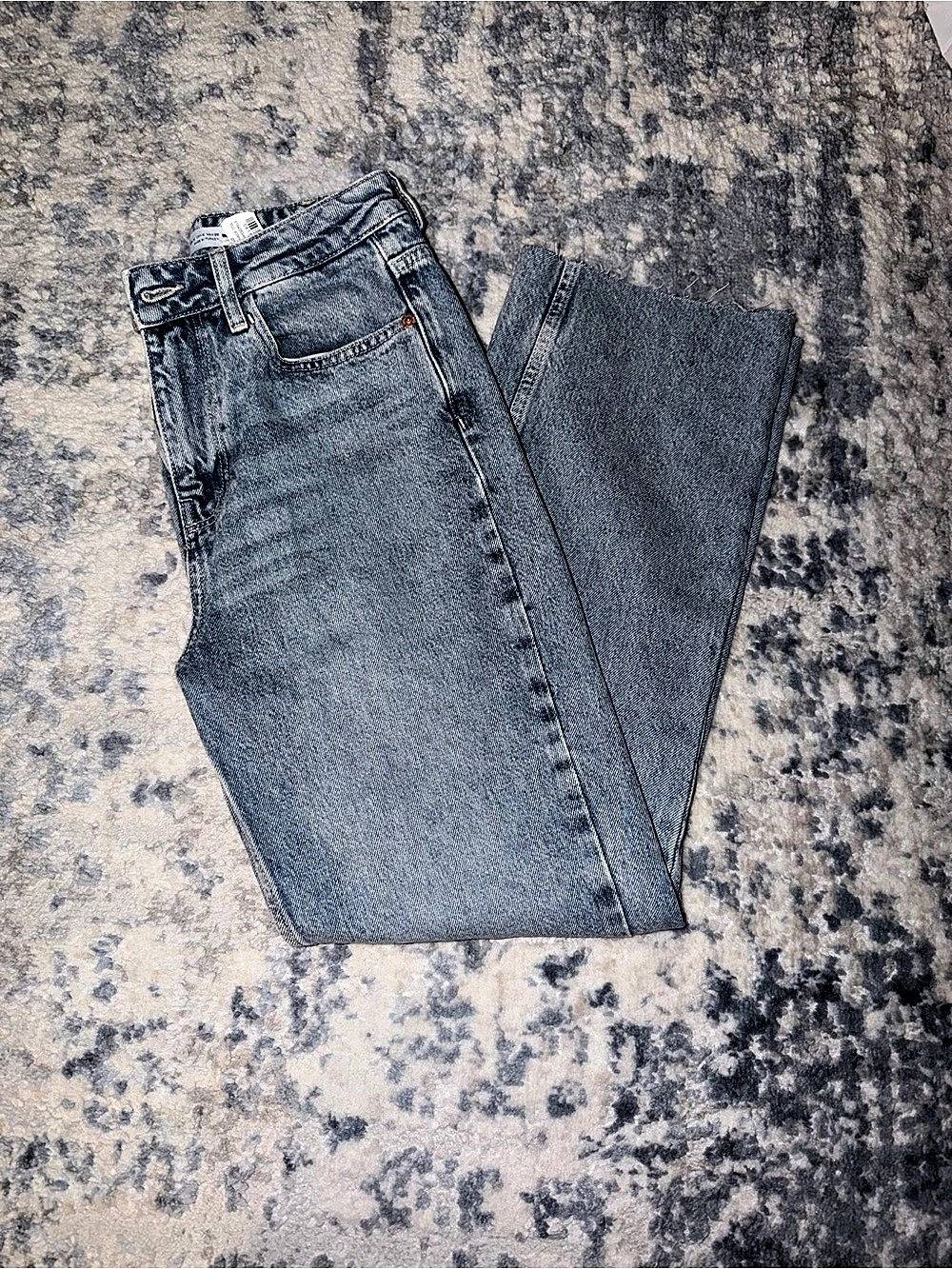 Zara High Rise Wide Leg Jeans